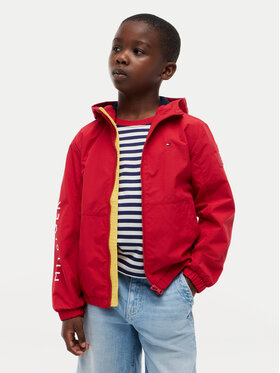 Tommy Hilfiger Tommy Hilfiger Αντιανεμικό Windbreaker KB0KB10587 Κόκκινο Regular Fit