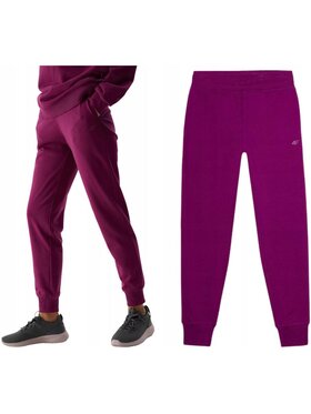 4F 4F Joggery 4FWSS24TTROF606-51S Fioletowy Regular Fit