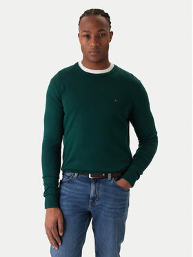 Tommy Hilfiger Tommy Hilfiger Pullover Essential Ssnl MW0MW39999 Grün Regular Fit