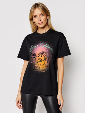 Local Heroes Local Heroes Тишърт Horses SS21T0007 Черен Relaxed Fit