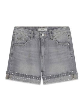 Guess Kids Guess Kids Kalhoty z materiálu 181319 Šedá Regular Fit