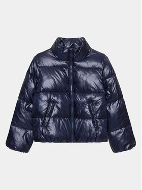 Tommy Hilfiger Tommy Hilfiger Vatovaná bunda KG0KG07392 D Tmavomodrá Regular Fit