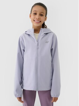 4F 4F Kurtka softshell 4FJWSS25TSOFF305-27S Szary Regular Fit