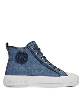 MICHAEL Michael Kors MICHAEL Michael Kors Trampki Evy High Top 43R4EYFS6D Niebieski