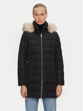 Tommy Hilfiger Tommy Hilfiger Пухено яке Heritage WW0WW43234 Черен Regular Fit