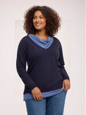Fiorella Rubino Fiorella Rubino Sweter M299L008581N034 Niebieski Regular Fit