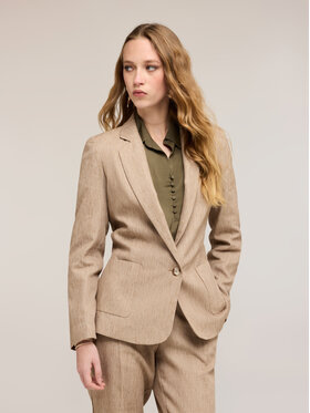 Motivi Motivi Giacca di transizione R022Q001153N002 Crema Regular Fit