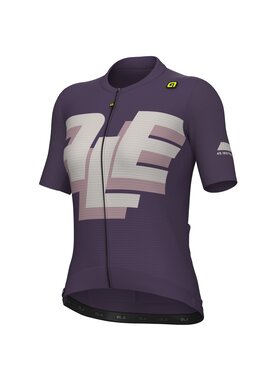 Alé Cycling Alé Cycling Koszulka rowerowa PR-E Sauvage Fioletowy Fitted Fit