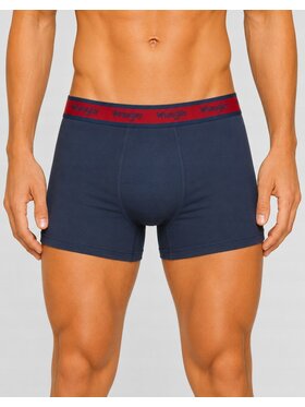 Wrangler Wrangler Bokserki Alford 3 Pack Cotton Elastane Trunks Niebieski