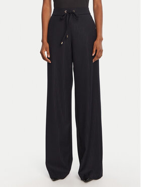 LOLA CASADEMUNT LOLA CASADEMUNT Spodnie materiałowe MF2514001 Granatowy Wide Leg
