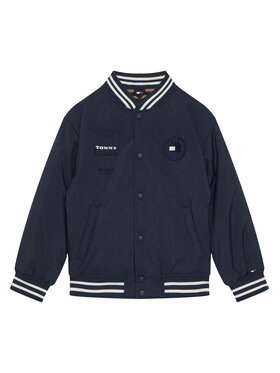 Tommy Hilfiger Tommy Hilfiger Μπόμπερ μπουφάν Graphic KB0KB10079 Σκούρο μπλε Regular Fit