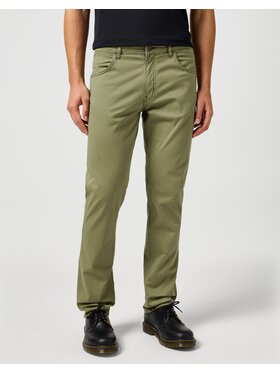 Wrangler Wrangler Jeansy GREENSBORO Zielony Slim Leg