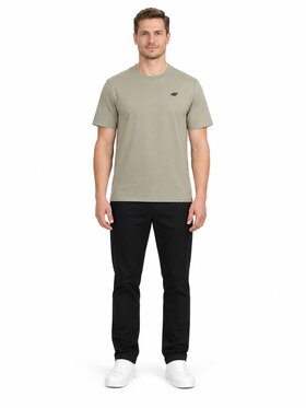 4F 4F T-Shirt 4FWAW26TTSHM3578-44S Zielony Regular Fit