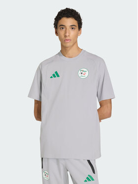 adidas adidas Koszulka techniczna Algeria Tiro Travel Crew Szary Regular Fit
