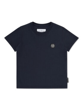 PHILIPP PLEIN PHILIPP PLEIN T-Shirt 22733 Błękitny Regular Fit