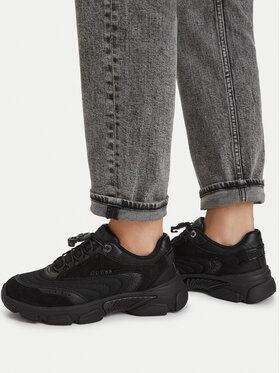 Guess Guess Sneakersy FLPIME FAB12 Čierna