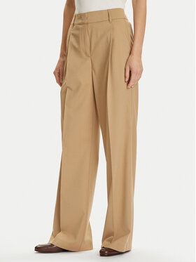 Marc O'Polo Marc O'Polo Pantaloni din material 508 0062 10135 Bej Wide Fit