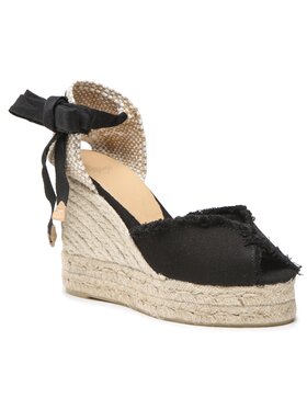 Castañer Castañer Espadrilky Brianda/8ed/001 022992-100 Čierna