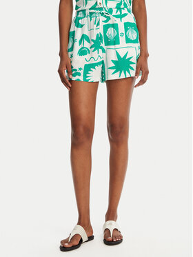 Banana Moon Banana Moon Stoffshorts William Shellpa MHW67 Grün Regular Fit