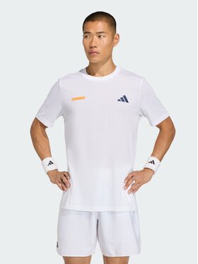 adidas adidas Koszulka techniczna 162100 Biały Regular Fit