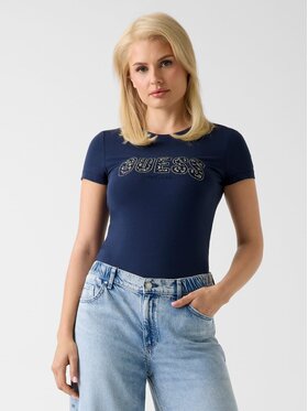 Guess Guess T-Shirt 172699 Blau Classic Fit