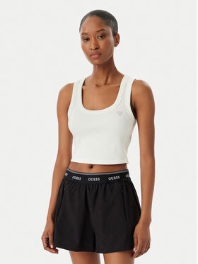 Guess Guess Top V6GP07 K2987 Valge Slim Fit