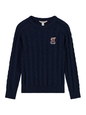 Guess Guess Sweter H6BR02 Z1648 Granatowy Regular Fit