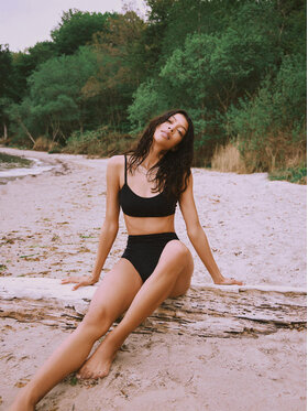 Vila Vila Bikini pezzo sopra Percy 14084437 Nero