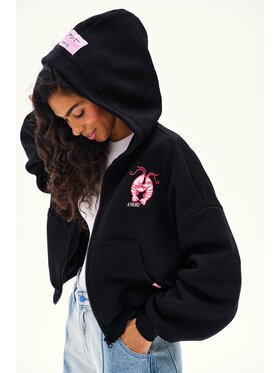 NAOKO NAOKO Bluza Soulmate Lobster Czarny Oversize