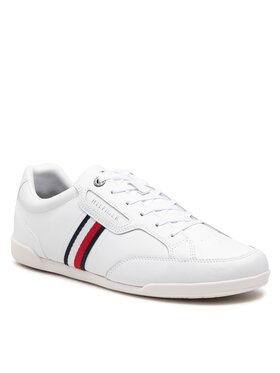 Tommy Hilfiger Tommy Hilfiger Sneakersy Classic Lo Cupsole Leather FM0FM04277 Biały
