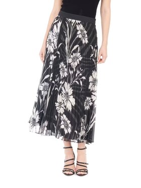 GUESS BY MARCIANO GUESS BY MARCIANO Spódnica plisowana Gonna plisse donna Czarny Slim Fit