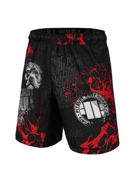PITBULL PITBULL Szorty Spodenki Czarny Regular Fit