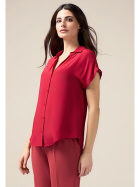 Oltre Oltre Camicia 5185J000733N016 Rosso Over Fit