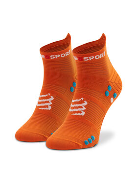 Compressport Compressport Skarpety wysokie unisex Pro Racing Socks V4.0 Run Low XU00047B_410 Pomarańczowy