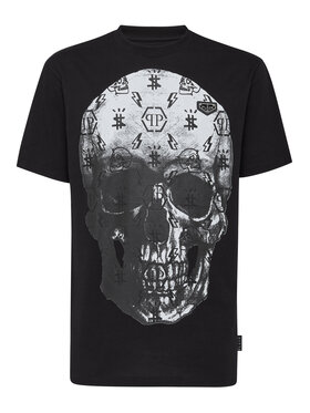 PHILIPP PLEIN PHILIPP PLEIN T-Shirt 99 Czarny Regular Fit