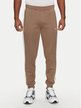 Puma Puma Spodnie dresowe T7 Always On 629588 Brązowy Regular Fit