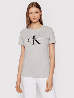 Calvin Klein Jeans Calvin Klein Jeans T-Shirt J20J207878 Szary Regular Fit