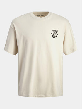 Jack&Jones Jack&Jones T-Shirt Dirk 12249223 Μπεζ Wide Fit