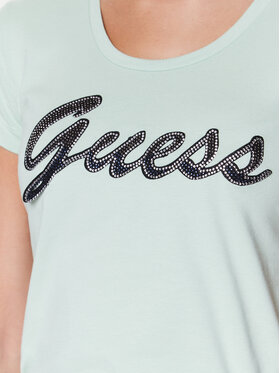 Guess T-shirt Adriana W3RI50 J1314 Zelena Slim Fit