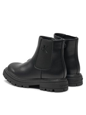 Calvin Klein Jeans Škornji Chelsea Boot V3X5-81097-1355 S Črna