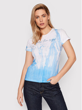 Please Please T-shirt T5046PE07 Bianco Regular Fit