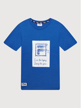 Fila Fila T-shirt Trendelburg FAT0038 Blu Regular Fit