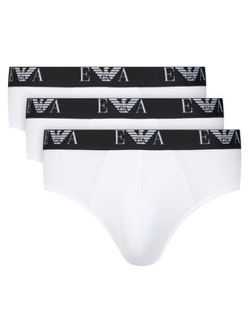 Emporio Armani Underwear Emporio Armani Underwear Set od 3 para muških slip gaća EM000258 AF14131 M0066 Bijela