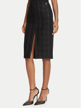Elisabetta Franchi Elisabetta Franchi Puzdrová sukňa GO-232-67E2-V440 Čierna Slim Fit