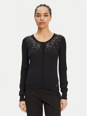 ARTIGLI ARTIGLI Strickjacke ACMA001920 Schwarz Regular Fit