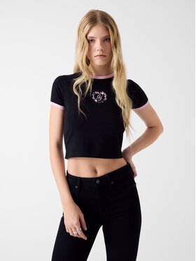 Guess Jeans Guess Jeans T-Shirt 180329 Czarny Classic Fit