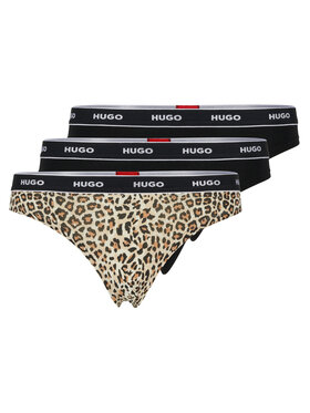 Hugo Hugo Set di 3 perizomi Triplet Stripe 50480150 Multicolore