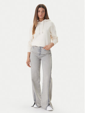 Calvin Klein Jeans Calvin Klein Jeans Суитшърт LV047C224G Екрю Boxy Fit