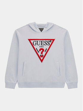 Guess Guess Felpa L4RQ23 KAD74 Celeste Regular Fit