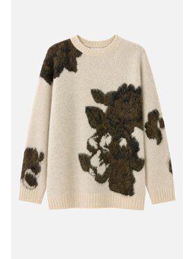 PINKO PINKO Sweter Ruggito Pull Beżowy Regular Fit